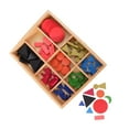 thumbnail image 5 of Símbolos de gramática de madera con caja Juguetes educativos de enseñanza de, 5 of 5