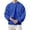 53ZA-Dark Blue, variant on oqasdz Sweatshirts for Men Crewneck Lined Raglan Sleeve Solid Color Sports Athletic Pullover Top Streetwear Durable Soft Casual Outdoor