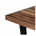 thumbnail image 5 of Nelson Bench with Solid Ash Wood and ebonized wood legs, 5 of 5