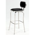 thumbnail image 4 of 1192 Bella Vita Modern Swivel Counter Stool in White, 4 of 5