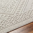 thumbnail image 6 of Hauteloom Hibah Living Room, Bedroom Patio Outdoor Area Rug - Contemporary - Natural Gray, Taupe, Smoke - 18" Sample, 6 of 7