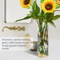 thumbnail image 4 of Clear Flower Vase Centerpieces Plastic Cylindrical Vases Home Wedding Decor 4"x12" Cats and Wreath, 4 of 6