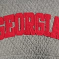 thumbnail image 3 of Women's Pressbox Heather Charcoal Georgia Bulldogs Moose Quilted Pullover Sweatshirt, 3 of 4