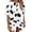 White, variant on Trendfront Womens Summer Crew Neck Short Sleeve Tops Cute Cow Animal Graphic Pattern Print Tees Casual Everyday Style Wear T-Shirts