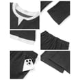thumbnail image 6 of UVN Fall 2 Peice outfit set for Women Color Block Tops and Wide Leg Pants Ladies Sweatsuit Casual Matching Set, 6 of 11