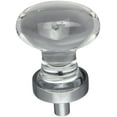 thumbnail image 6 of Jeffrey Alexander G110 Harlow 1-1/4" Oval Glam Egg Glass Cabinet Knob / Drawer Knob -, 6 of 7