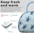 thumbnail image 3 of Insulated Lunch Bag Women, Reusable Vintage Turtles Tote Lunch Box, Leakproof Cooler Lunch Bags for Work Office Travel Picnic, 3 of 4
