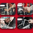 thumbnail image 2 of 1/4" 3/8" 1/2" Driver Flexible Socket Extension Rod Adapter Ratchet Wrench 3/8 Inch, 2 of 10