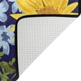thumbnail image 5 of SKYSONIC 36x24in Retro Sunflowers Area Rug, Blue Flowers Small Non-Slip Floor Carpet for Indoor Living Dining Room Bedroom, 5 of 7