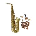 thumbnail image 1 of Runquan Alto Sax Portable Lightweight Copper for Music Room Family Gathering Concert, 1 of 8