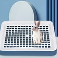 thumbnail image 4 of LAMIRO Compact Litter Box for Cats Pet Potty Small Plastic Bins Trash Tray Guinea Pig Cage, 4 of 7