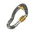 thumbnail image 4 of S SERENABLE 25KN Screw Locking Carabiner For Rock Tree Climbing Arborist Gear Kit Yellow, 4 of 9
