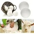 thumbnail image 3 of ACDANC Pack of 10 Wool Felt Natural Fabric Softener Wrinkle Releasing Reusable Laundry Steamy Dryer Ball Washer, 3 of 4