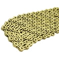 thumbnail image 1 of DYNWAVECA 9 Speed Chain 116 Links Biking Lightweight Road Mountain Bike Riding Repairing Steel Replacement Accessory Bike Chain Gold, 1 of 10