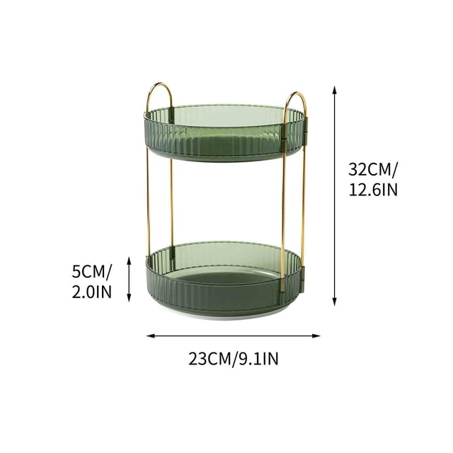Creative 360 ° Rotation To Control Shelf Height Cosmetic Storage Box For Storing Cosmetics And Seasonings