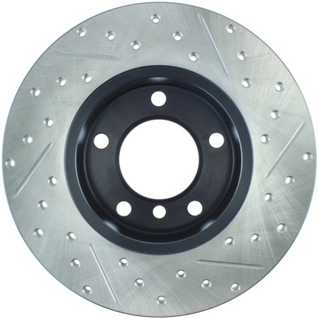 StopTech 127.34040R StopTech Sport Rotors; Drilled And Slotted; Front Right;11.22 in. Dia.; 2.05 in. Height;