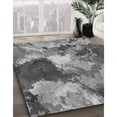 thumbnail image 3 of Ahgly Company Tapis d'Intérieur Lavables en Machine, Rectangle Transitionnel Gris Foncé, 5' x 7', 3 of 7