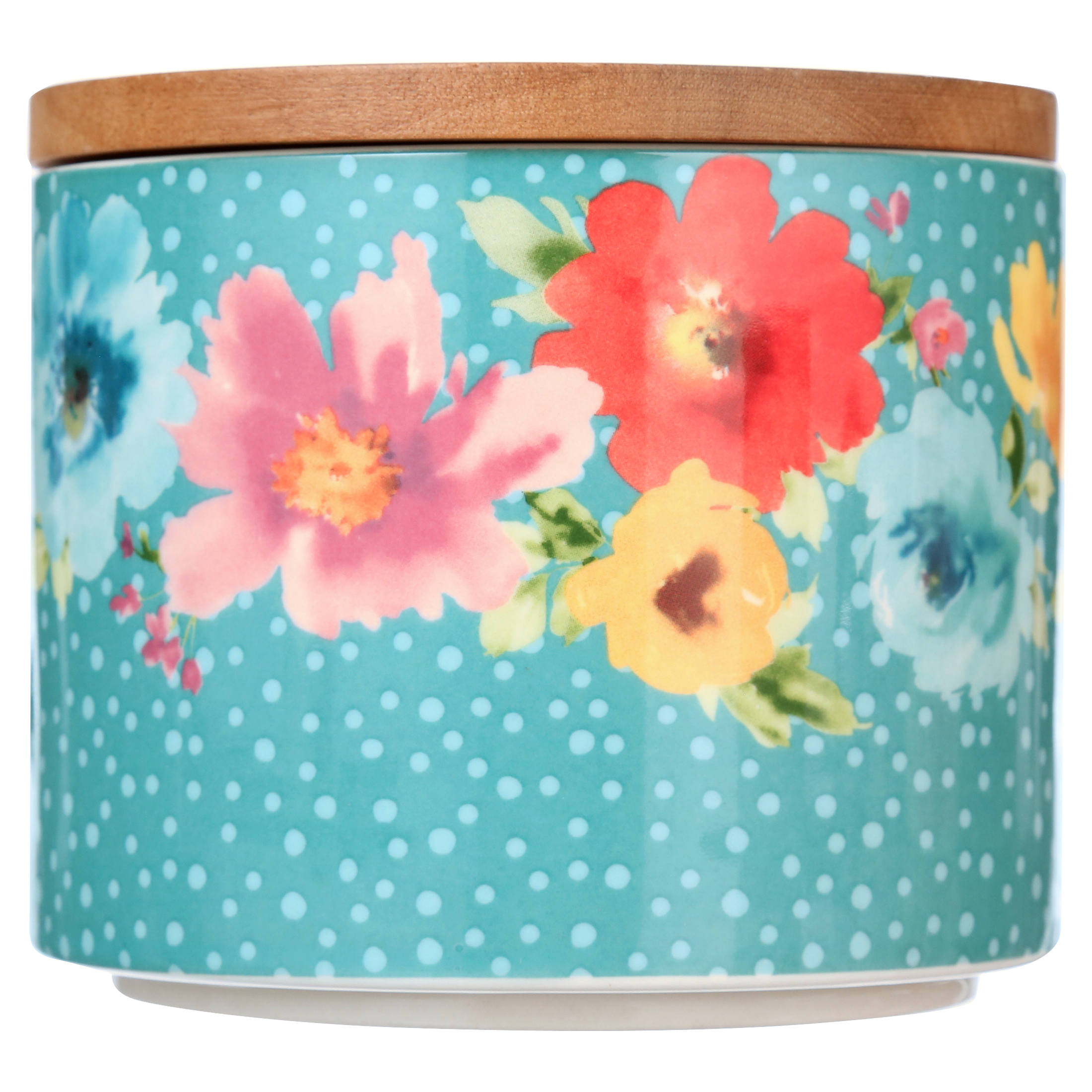Pioneer Woman Stacking 3-Piece Stoneware Canister Set