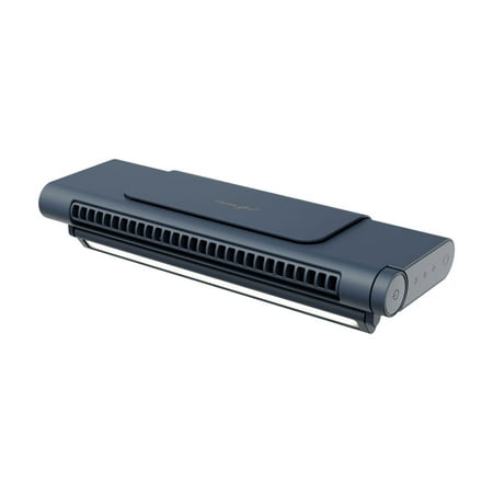 

ociviesr USB Fans Desktop Computer Laptop 3 Speed Adjustable Wall Mount Fan. 2 In 1 Function Office Eye Protection Lamp Air Cooling Fan ABS