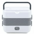 thumbnail image 2 of 2-Layers Electric Lunch Box Food Warmer Mini Rice Cooker Detachable Food Heater, 2 of 8