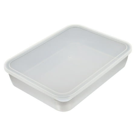 

NUOLUX 1 Set Stainless Steel Baking Pan Lid Kit Fresh-keeping Boxes Food Service Pans