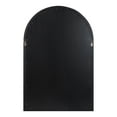 thumbnail image 5 of Kate and Laurel Hogan Wood Framed Arch Mirror, Black 20x30, 5 of 8