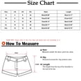 thumbnail image 3 of Shorts for Women Aoujea Plus Size for Womens Loose Drawstring Elastic Waist Pocket Solid Casual Shorts Pants Navy on Clearance, 3 of 8