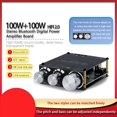 thumbnail image 1 of 2X Placa Amplificadora de Subwoofer de Potencia de 100 W + 100 W Bluetooth 5,0, Amplificador de Ecualizador Estéreo de Audio para El Hogar de Clase D de 2,1 Canales XY-T100L, 1 of 5