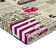 thumbnail image 2 of Ambesonne United States Fitted Sheet, NYC Newspaper, Full Size, Multicolor, 2 of 3
