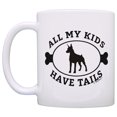 thumbnail image 2 of ThisWear Doberman Pinscher Mug All My Kids Have Tails Doberman Pinscher Rescue Gift Doberman Pinscher Puppy 11 ounce 2 Pack Coffee Mugs, 2 of 4
