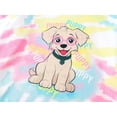 thumbnail image 4 of Serdomi Girls Hoodie Trendy Tie Dye Sweatshirts -Soft Long Sleeve Pullover Shirt Tween Pink-Blue-Yellow Puppy Size 10, 4 of 7