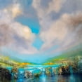 thumbnail image 2 of Schmucker, Annette 20x20 Gold Ornate Wood Framed with Double Matting Museum Art Print Titled - Am Wasserfall, 2 of 4