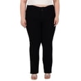 thumbnail image 1 of Pantalón Recto Britos Jeans Mujer Curvy Negro 501658, 1 of 5