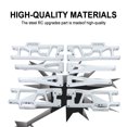 thumbnail image 1 of maskred RCGOFFLOW Aluminum Alloy Perfect Style Front Rear Upper Suspension Arm CNC Machined Rc Front Rear Upper Suspension Arm For 1/12 Wltoys 12401 Silver, 1 of 6