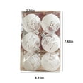 thumbnail image 4 of 6Pcs Clear Christmas Ball Ornaments, Transparent Plastic Fillable Baubles for DIY Crafts, Christmas Tree Decorations, Party Hanging Décor, Decorations and Gift Wrapping, 4 of 6
