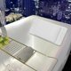 thumbnail image 5 of Almohada de espuma para bañera con ventosas | Almohada de PVC para cabeza y cuello | Almohada de spa suave para relajarse en blanco, gris, azul o verde, 5 of 6