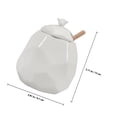 thumbnail image 2 of CRILSTYLEO 1Set Stable Ceramic Honey Pot with Lid White Container for Easy Kitchen Storage, 2 of 8