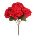 thumbnail image 1 of Flores de seda Faux Artificial Hydrangea Ramo  Decoración para rojo Gloria Flores artificiales, 1 of 9