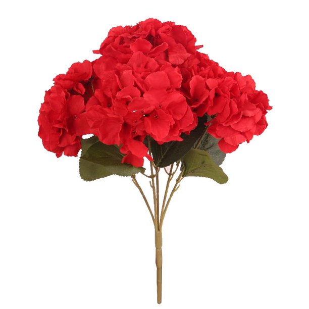 Artificial / Seda De Flores / Bunch Bouquet / home Wedding Party Jardín Decoración Floral rojo Macarena Flores artificiales