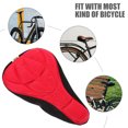 thumbnail image 4 of Miangastore Mountain Bike 3D Thick Sponge Universal Size Silicone Cushion Cover(Red), 4 of 9