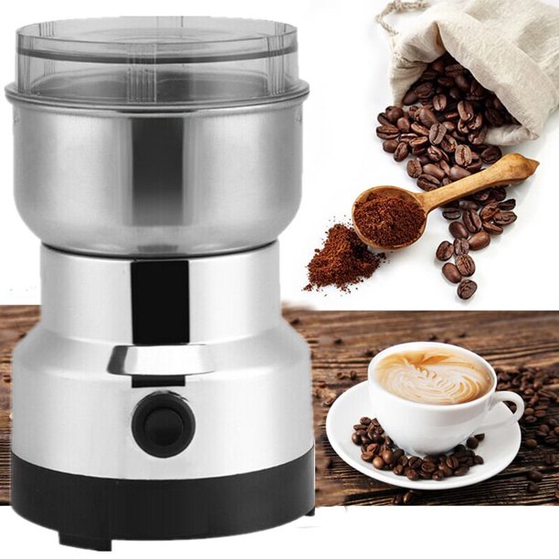 Hot Mini Electric Grinder Household 300ML Ultrafine Baby Food Pulverizer Coffee Grinder Spice Pepper Grinder Grain Mill 4 Blades4 blades-EU Plug He Qiyong unisex