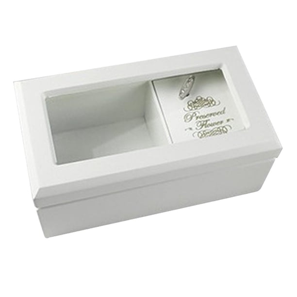 Joyería Musical Caja De Baratijas De Cofrecitos De Almacenamiento Música "Castle In The Sky" Blanco Yinane Organizador de estuches de joyas