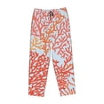 thumbnail image 4 of Goofa Corals Printed Soft Pajama Pants for Women, Wide Leg Comfy Casual Lounge Yoga Pants-, 4 of 9