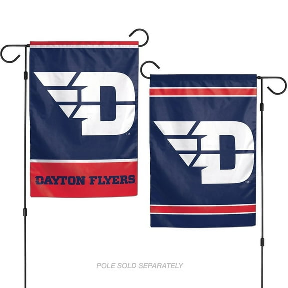 Dayton Flyers 12.5” x 18" Double Sided Yard and Garden College Banner Flag Is Printed in the USA