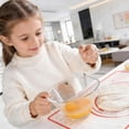 thumbnail image 6 of 19-Piece All Ages Baking Set, Child-Friendly Tools With Food-Grade Silicone Mat, Wood Rolling Pin, Measuring Spoons/Cups, Whisk, Spatulas For Young Bakers, 6 of 6