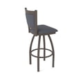 thumbnail image 2 of 870 Hadleigh 30" Swivel Bar Stool with Bronze Finish and Canter Storm Seat and Back, 2 of 5