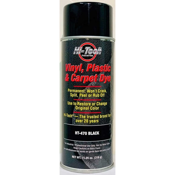 Hi-Tech Industries HT-470 Vinyl- Plastic- And Carpet Dye- Black