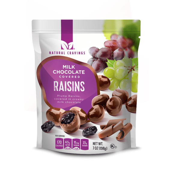 Natural Cravings Milk Chocolate Raisins 12/7 oz