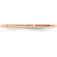 thumbnail image 4 of 14K Rose Gold 1.4mm Half Round Polished Stackable Band Size 7 - Ring Size 7.0, 4 of 8