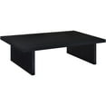 thumbnail image 2 of JERFIT Modern Black Laminate Coffee Table, Rectangular Engineered Wood Center Table for Living Room, Scratch-Resistant Cocktail Accent Table, 2 of 8